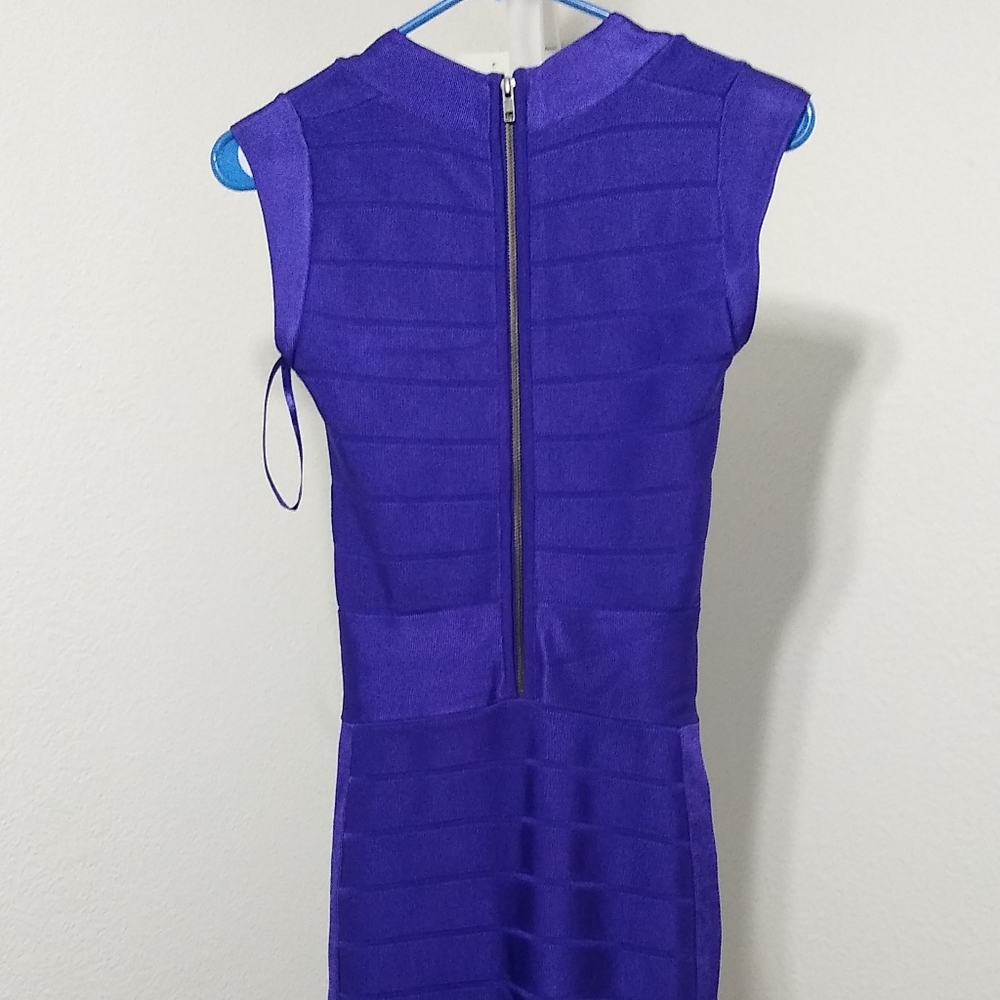 French Connection,dress New w/Tag Purple sz 0 - Picture 3 of 13